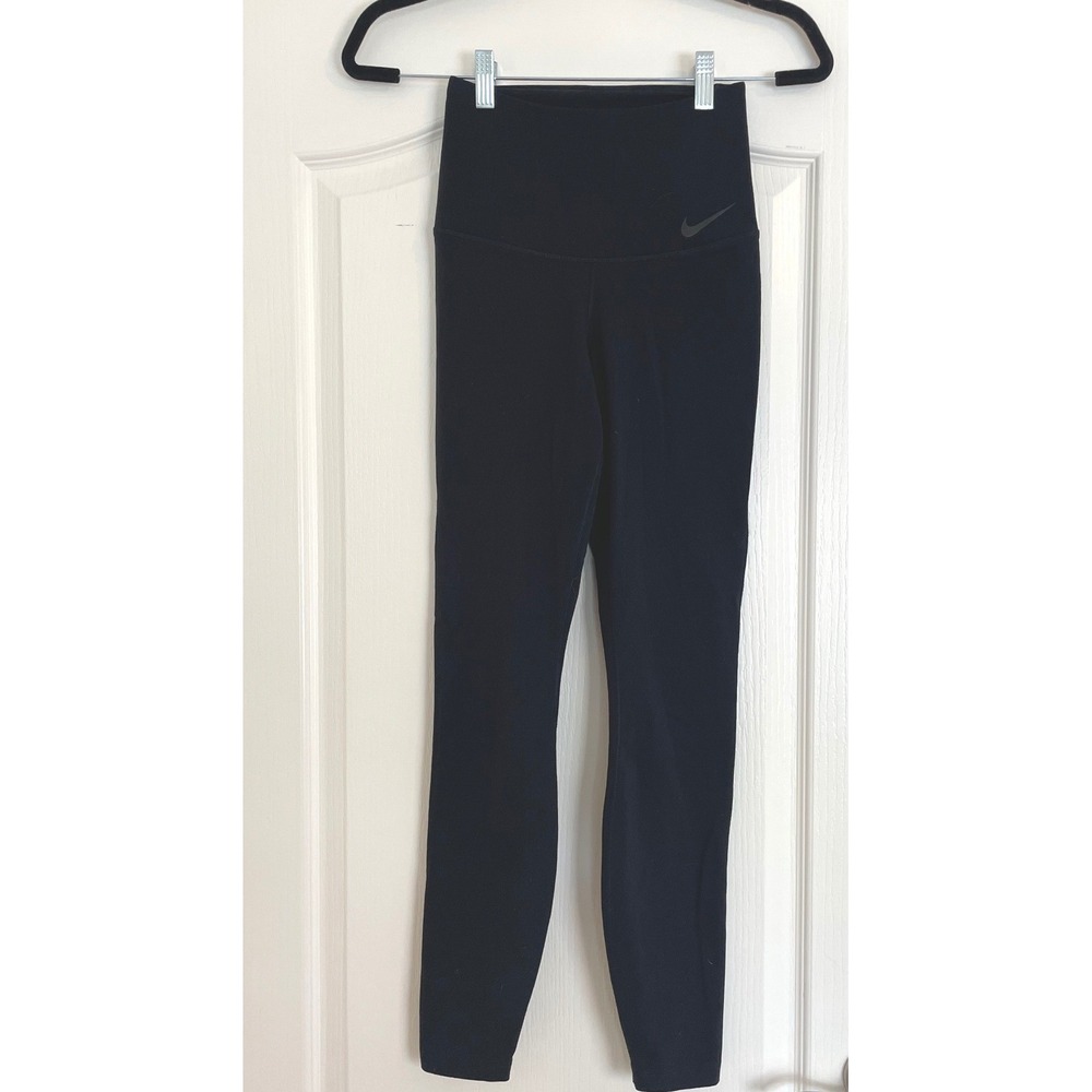 Nike Dri-FIT High Waisted Leggings Womens XS Black Athletic Yoga‎ Gym Run